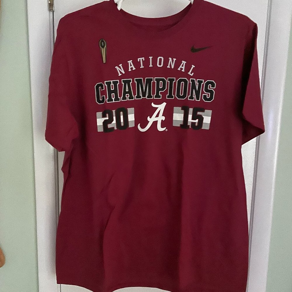 Alabama Football National Champion 2015 Men's Shirt XXL Nike